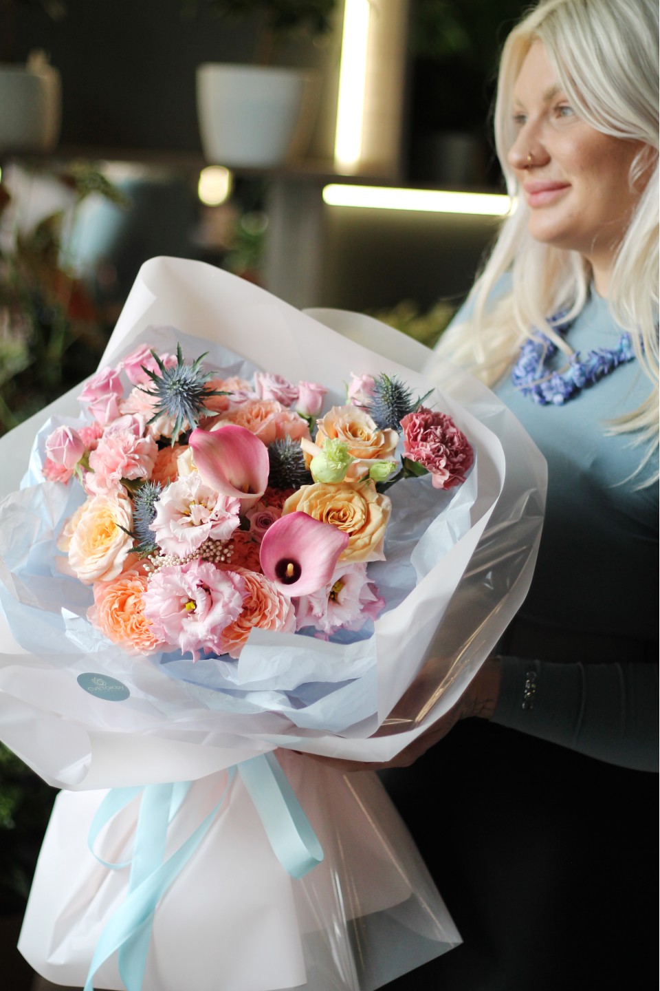 Букет Весенняя Капель - подарочное оформление