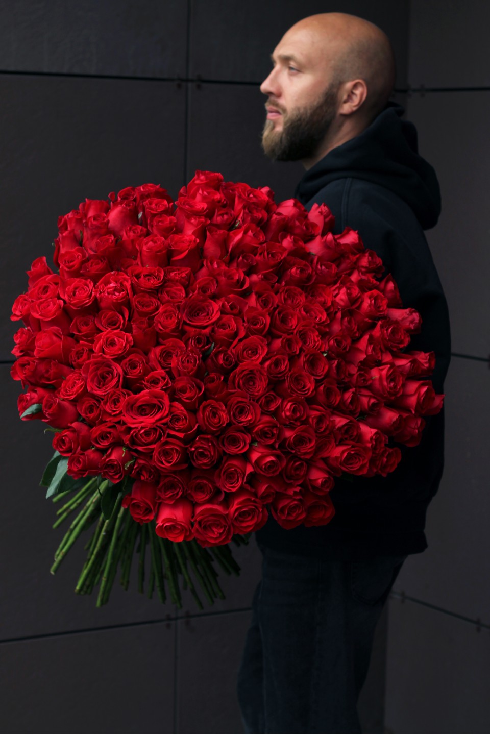 Букет 151 красная роза