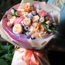 Букет Персиковый Конфи - миниатюра