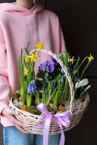 Корзина "Сиреневые Мечты"