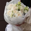 Букет Сливочный Десерт - подарочное оформление - миниатюра