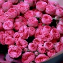 Букет Шик - с добавлением зелени - миниатюра 