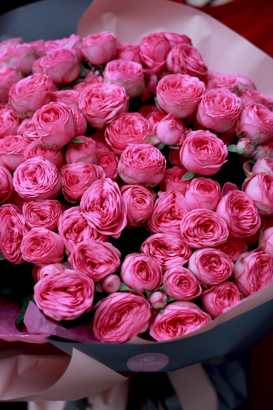 Букет Шик - с добавлением зелени