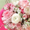 Коробочка Романтика в каждом лепестке - с добавлением зелени - миниатюра 