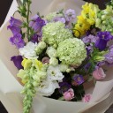 Букет Асария - с добавлением зелени - миниатюра 