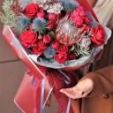 Букет Красный джут - миниатюра