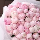 Букет 51 пион - с доставкой по Минску - миниатюра