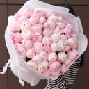 Букет 51 пион - миниатюра