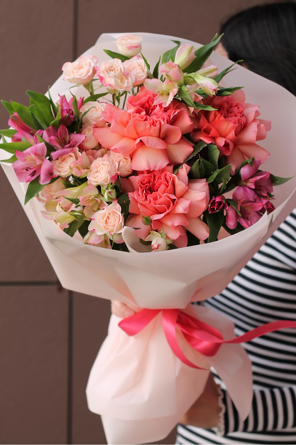 Букет Цветочные Аккорды - подарочное оформление