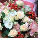 Букет Забвение - с добавлением зелени - миниатюра 