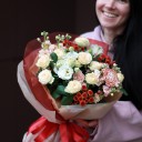 Букет Забвение - подарочное оформление - миниатюра