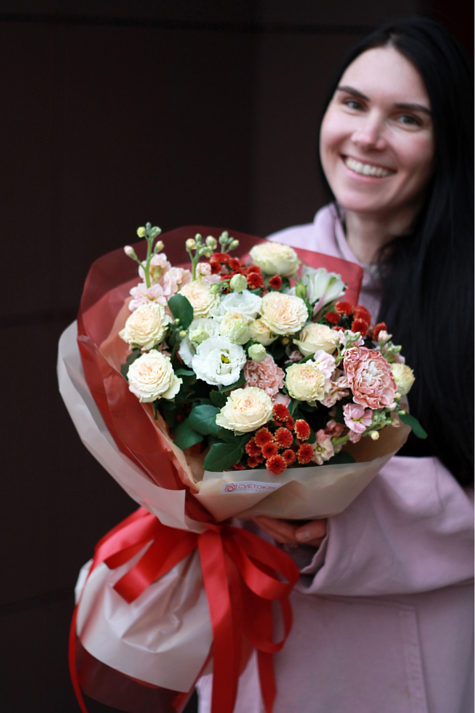 Букет Забвение - подарочное оформление