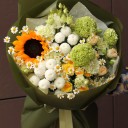 Букет Малюр - с добавлением зелени - миниатюра 