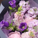 Букет Кашмир - с добавлением зелени - миниатюра 