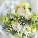 Букет Магия любви - с добавлением зелени - миниатюра 