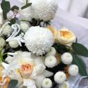 Букет Аура - с добавлением зелени - миниатюра 