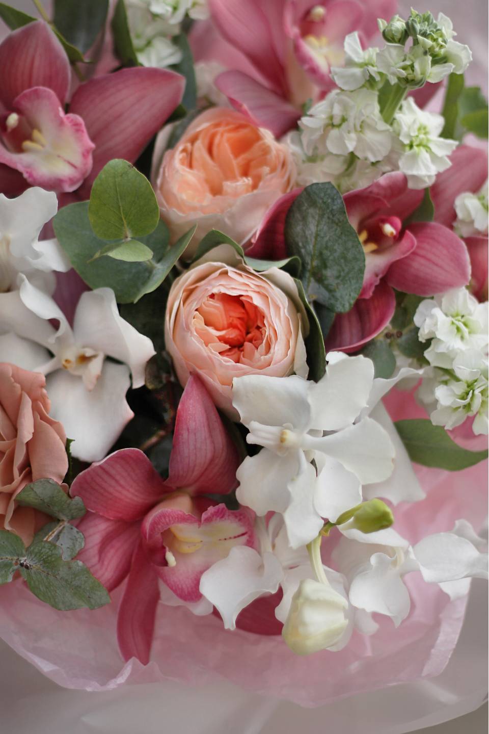 Букет Сладостное Мгновение - с добавлением зелени