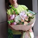 Букет Преображение - с добавлением зелени - миниатюра 