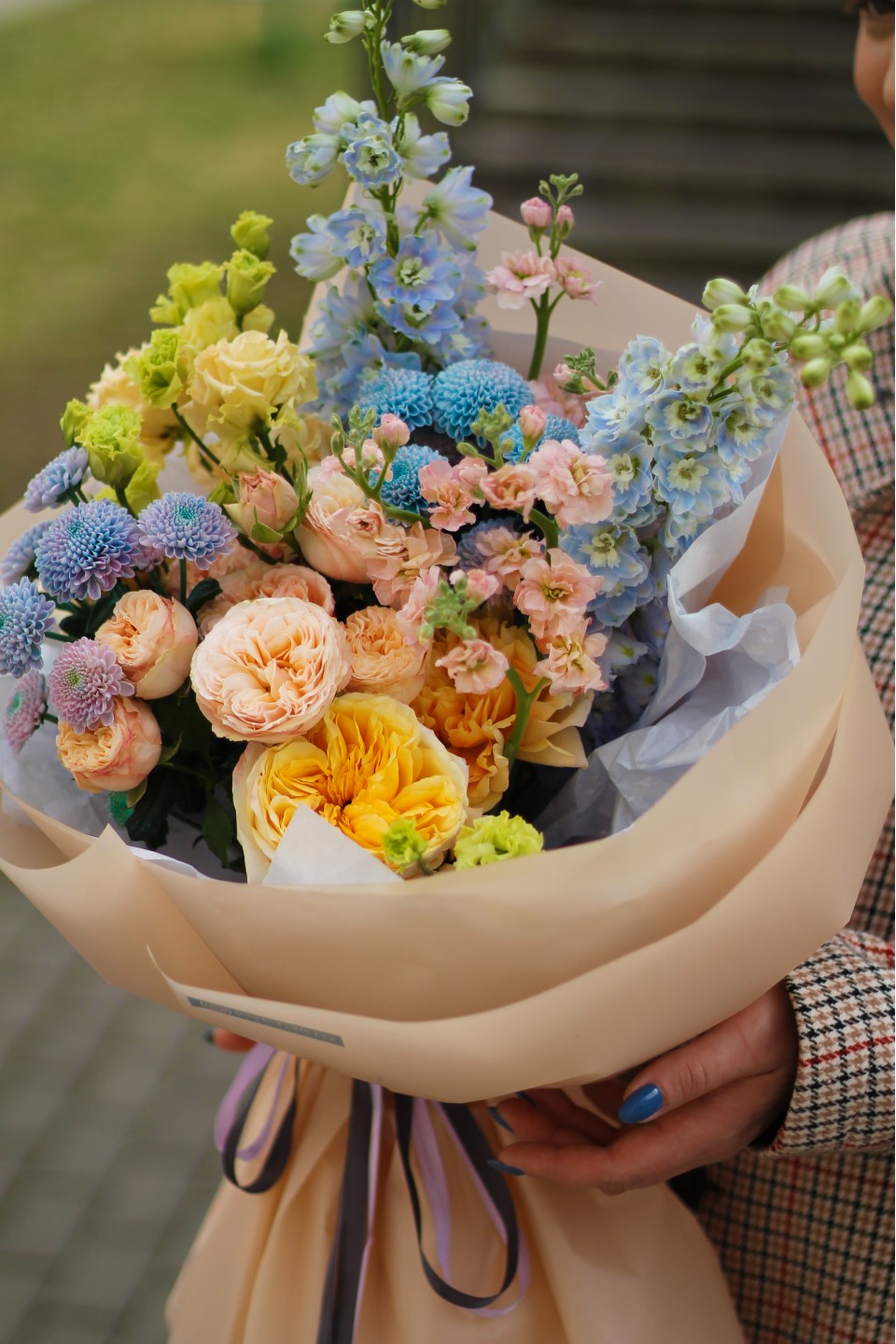 Букет Полночная лазурь - с доставкой по Минску