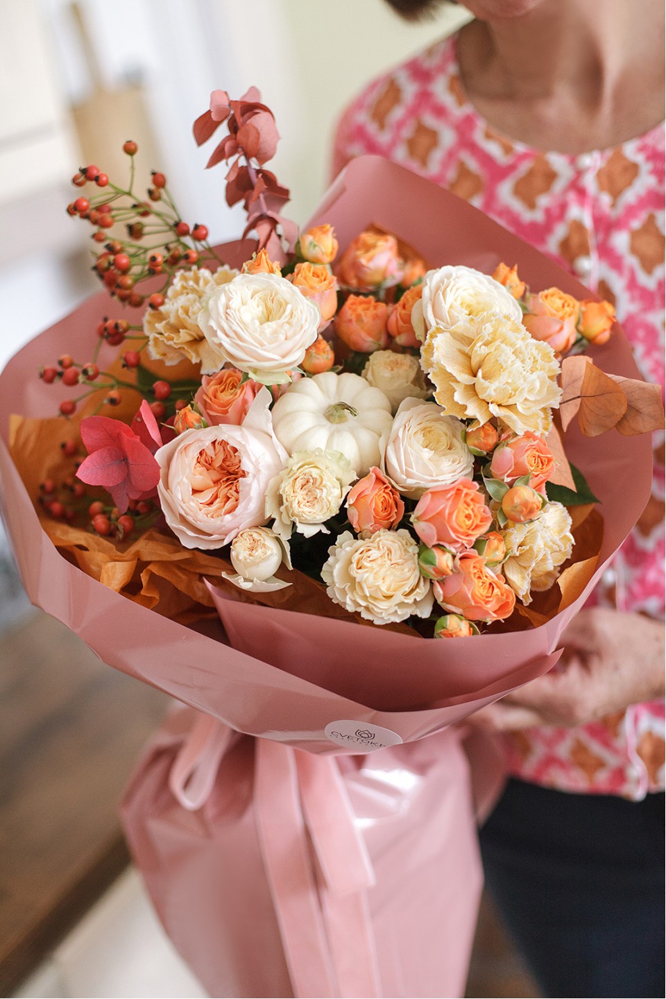 Букет Абрикосовый Джем - с доставкой по Минску