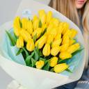 Букет желтых тюльпанов Улыбка - миниатюра