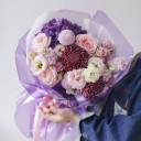 Букет Лавандовый жемчуг - миниатюра