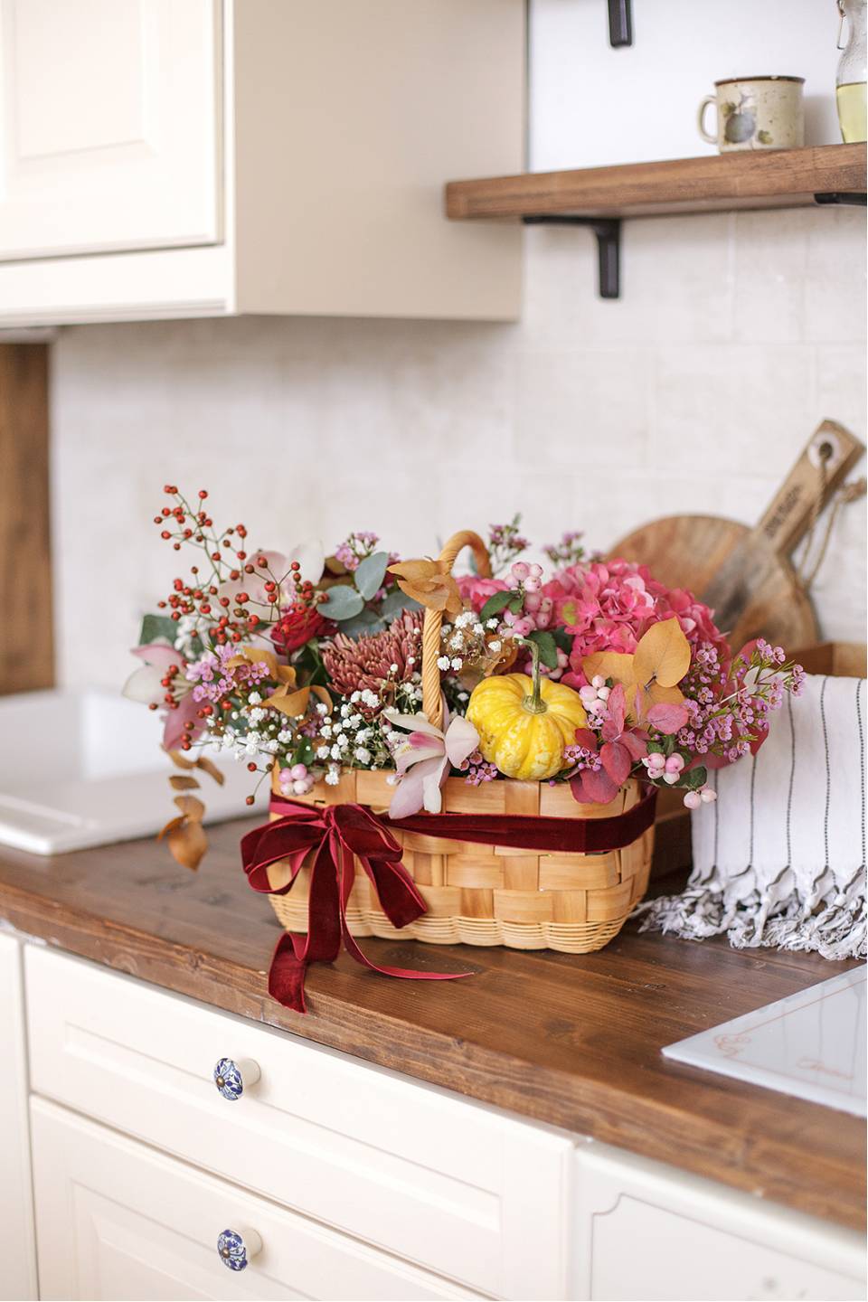 Композиция Осеннее Лукошко - с доставкой по Минску