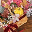 Композиция Осеннее Лукошко - подарочное оформление - миниатюра