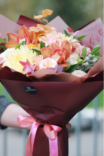 Букет "Золушка и маленькая тыковка"