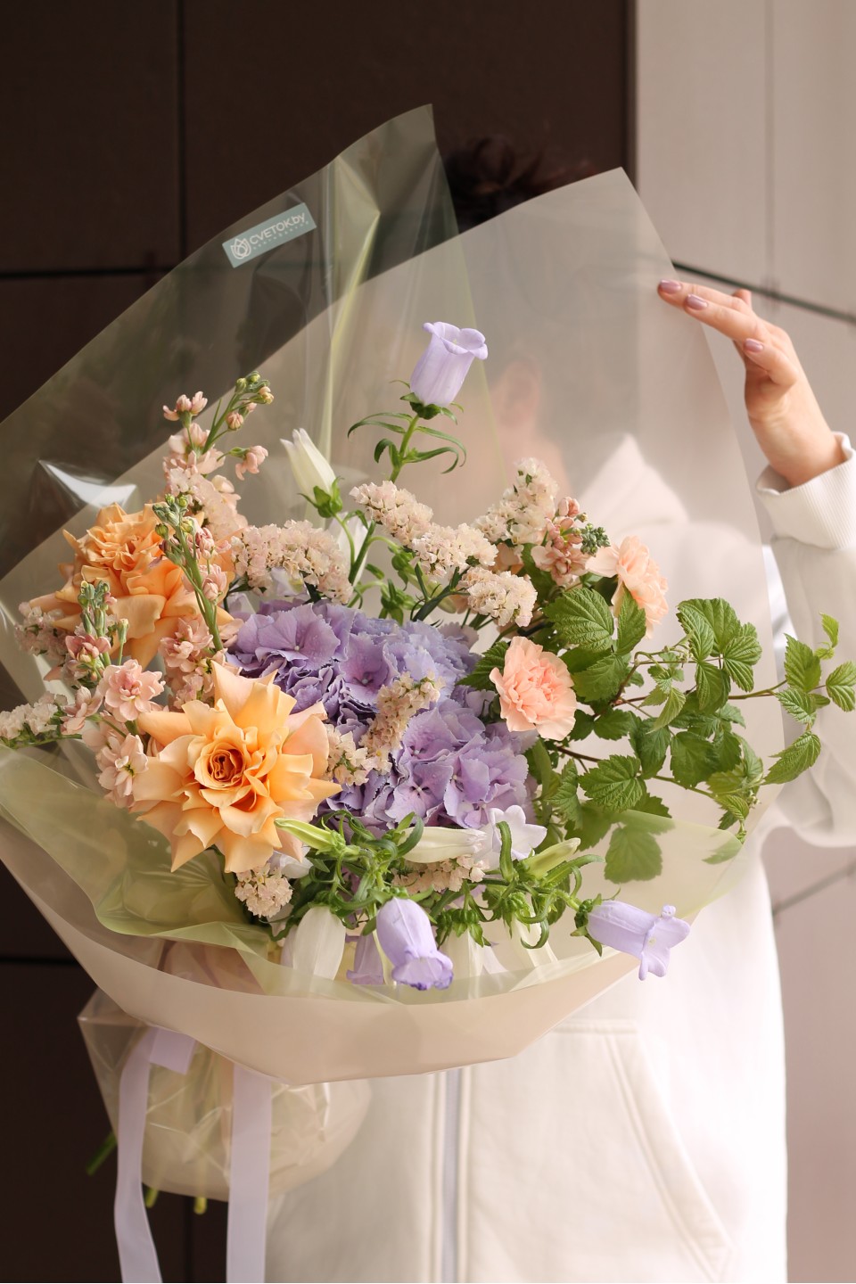 Букет Каспия - подарочное оформление