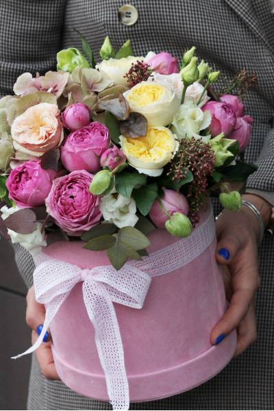 Коробочка "Розовый бархат"