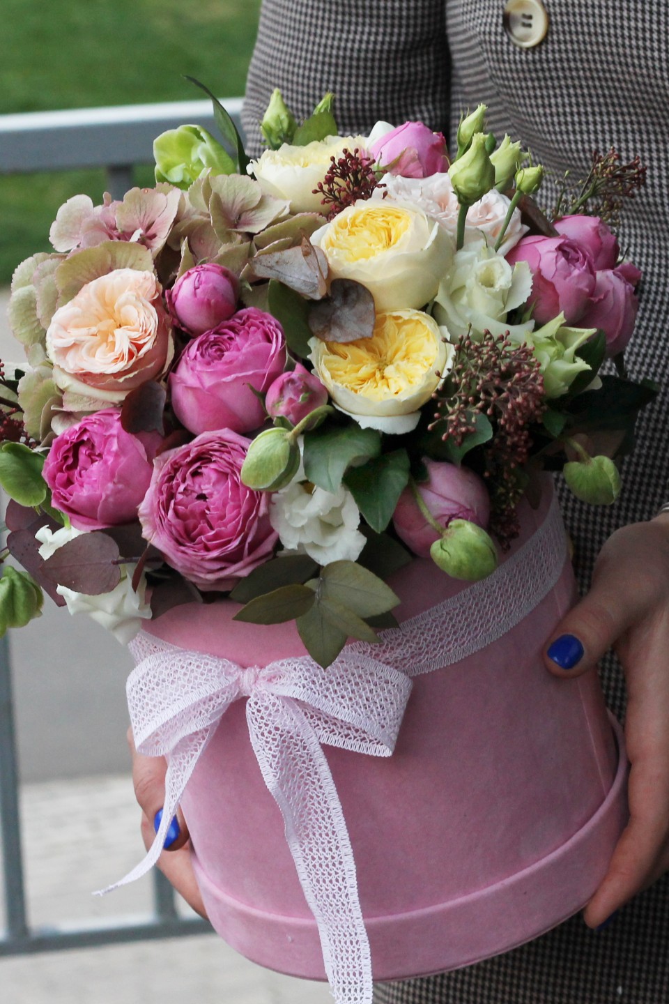 Коробочка Розовый бархат - с доставкой по Минску