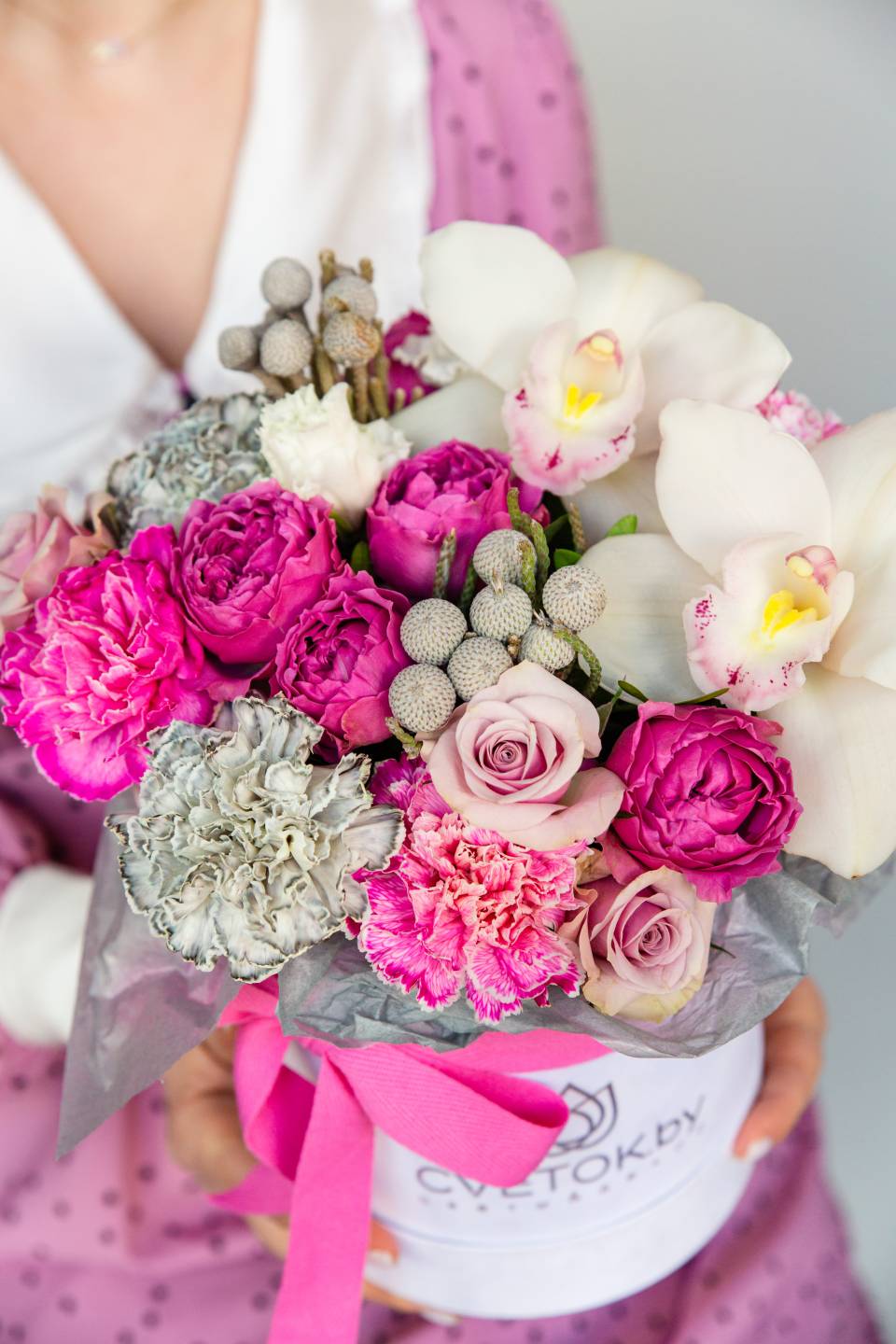 Коробочка Восторг - с добавлением зелени