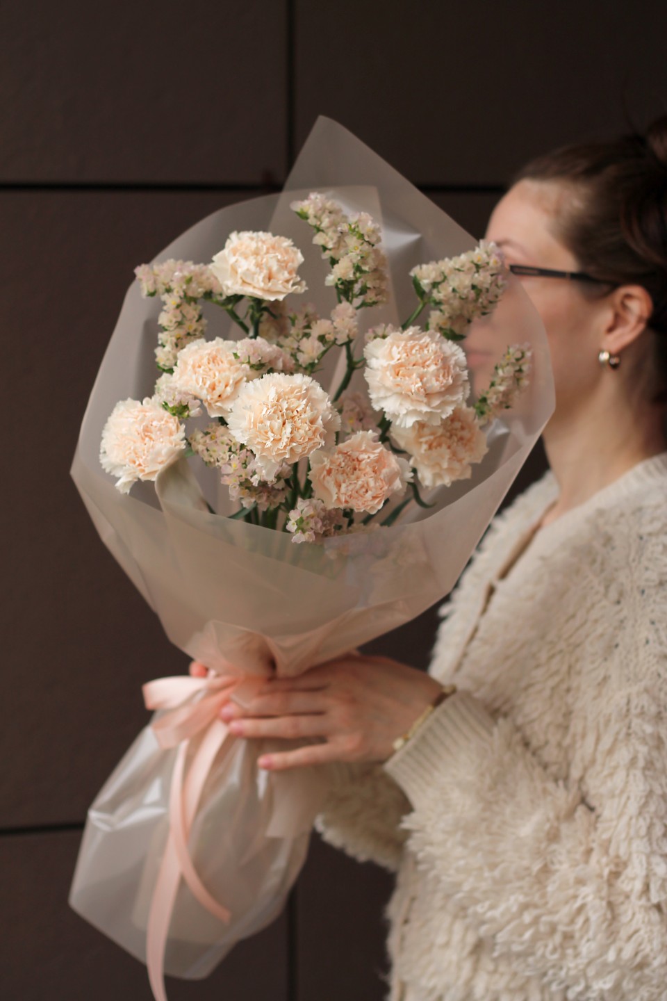 Букет Латте - с добавлением зелени