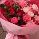 Букет Спирит - с добавлением зелени - миниатюра 