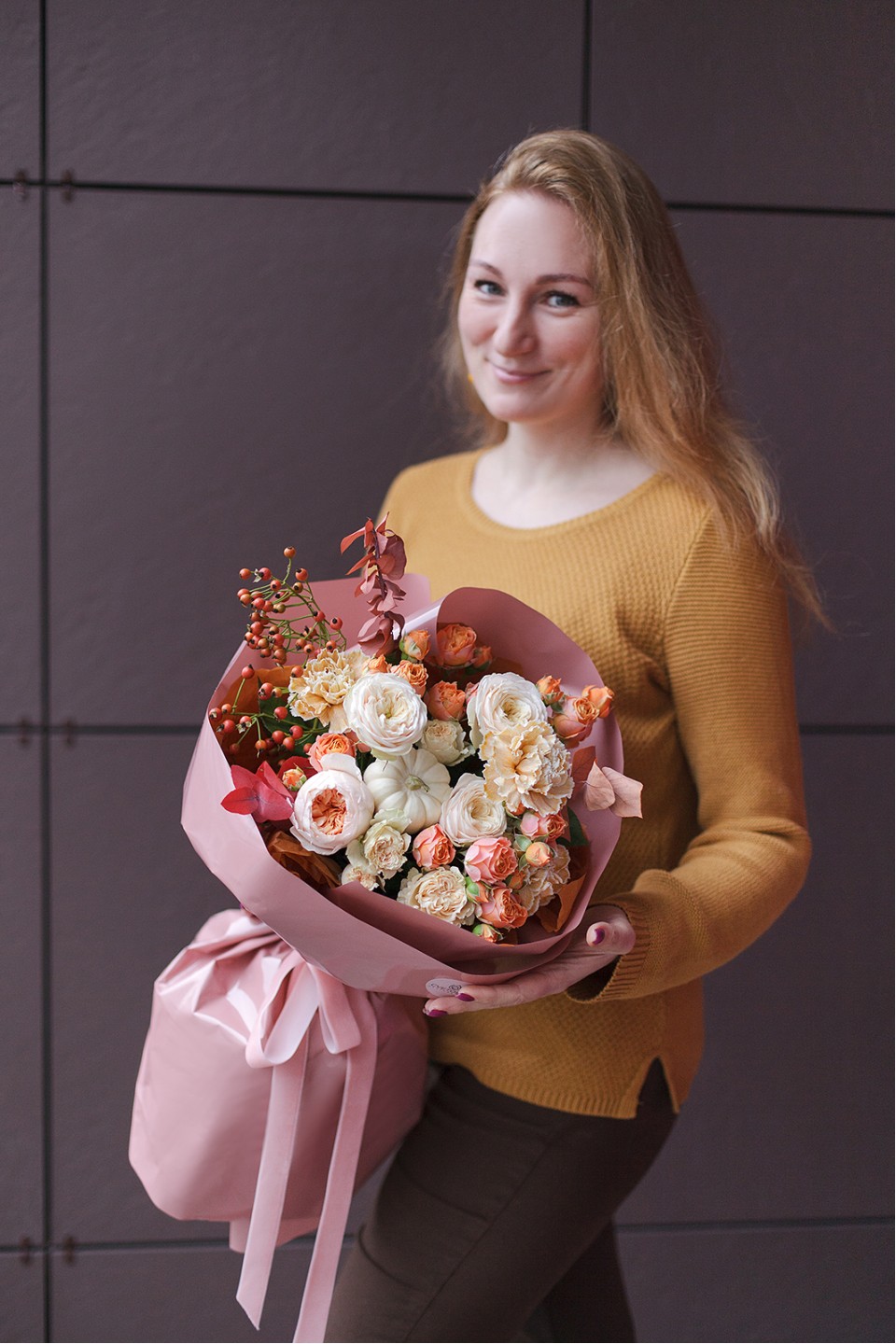 Букет Абрикосовый Джем - для женщины/молодой пары