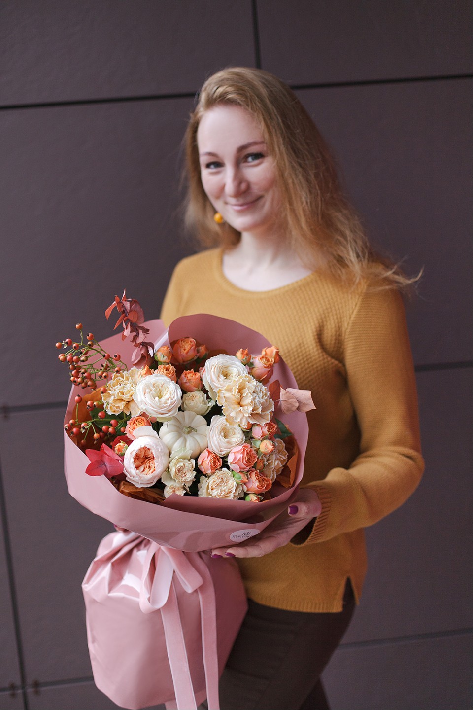 Букет Абрикосовый Джем - быстрая доставка в Минске