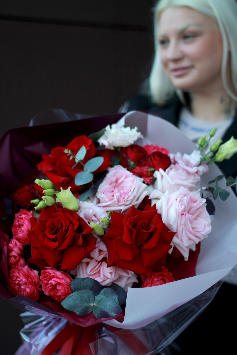 Букет Гармония - подарочное оформление