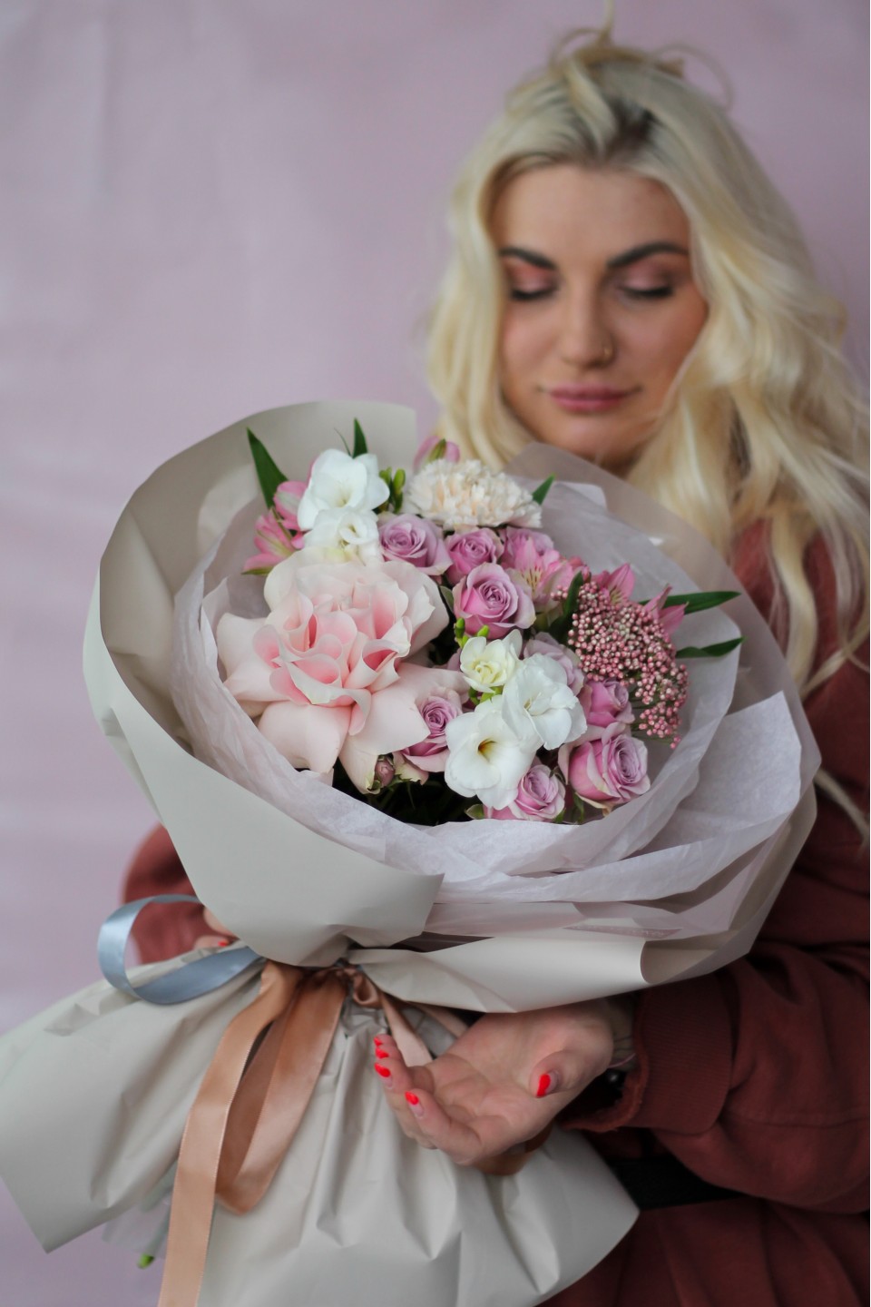 Букет Лепесток крокуса - с доставкой по Минску