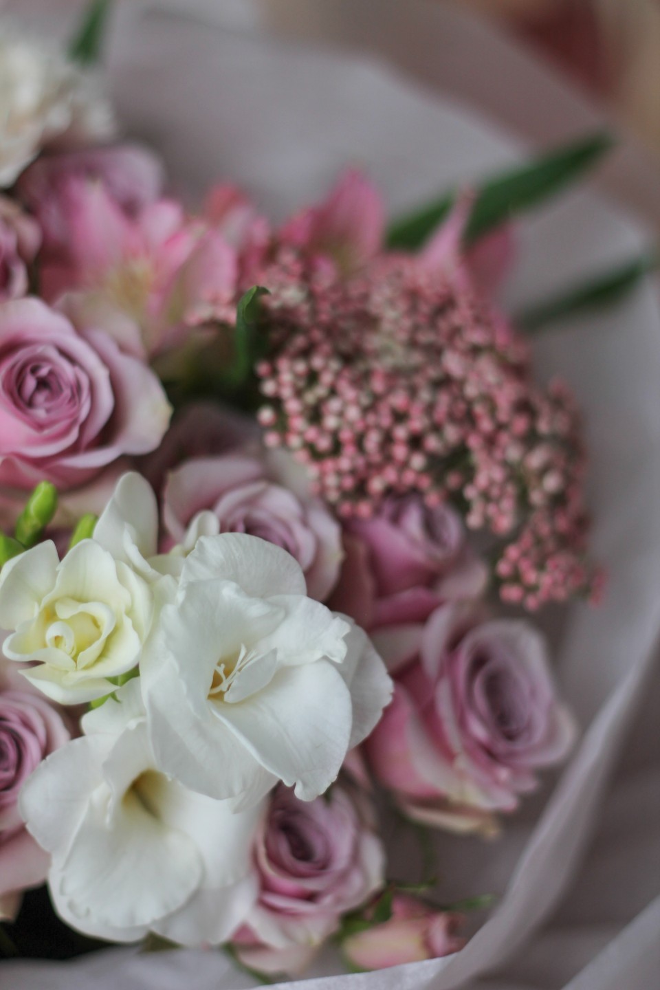 Букет Лепесток крокуса - подарочное оформление