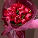 Букет пионов Ред шарм - миниатюра