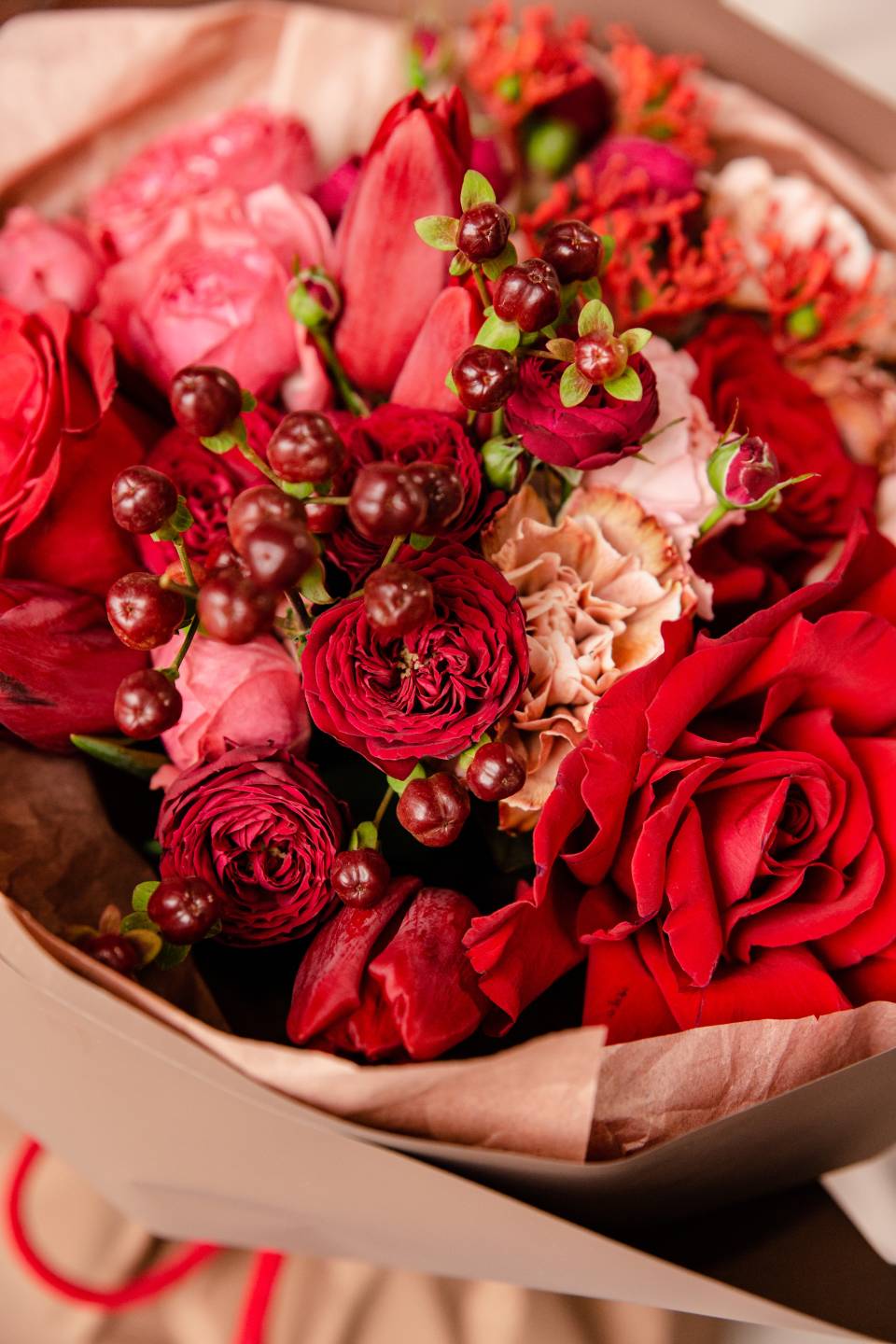 Букет Пробуждение - подарочное оформление