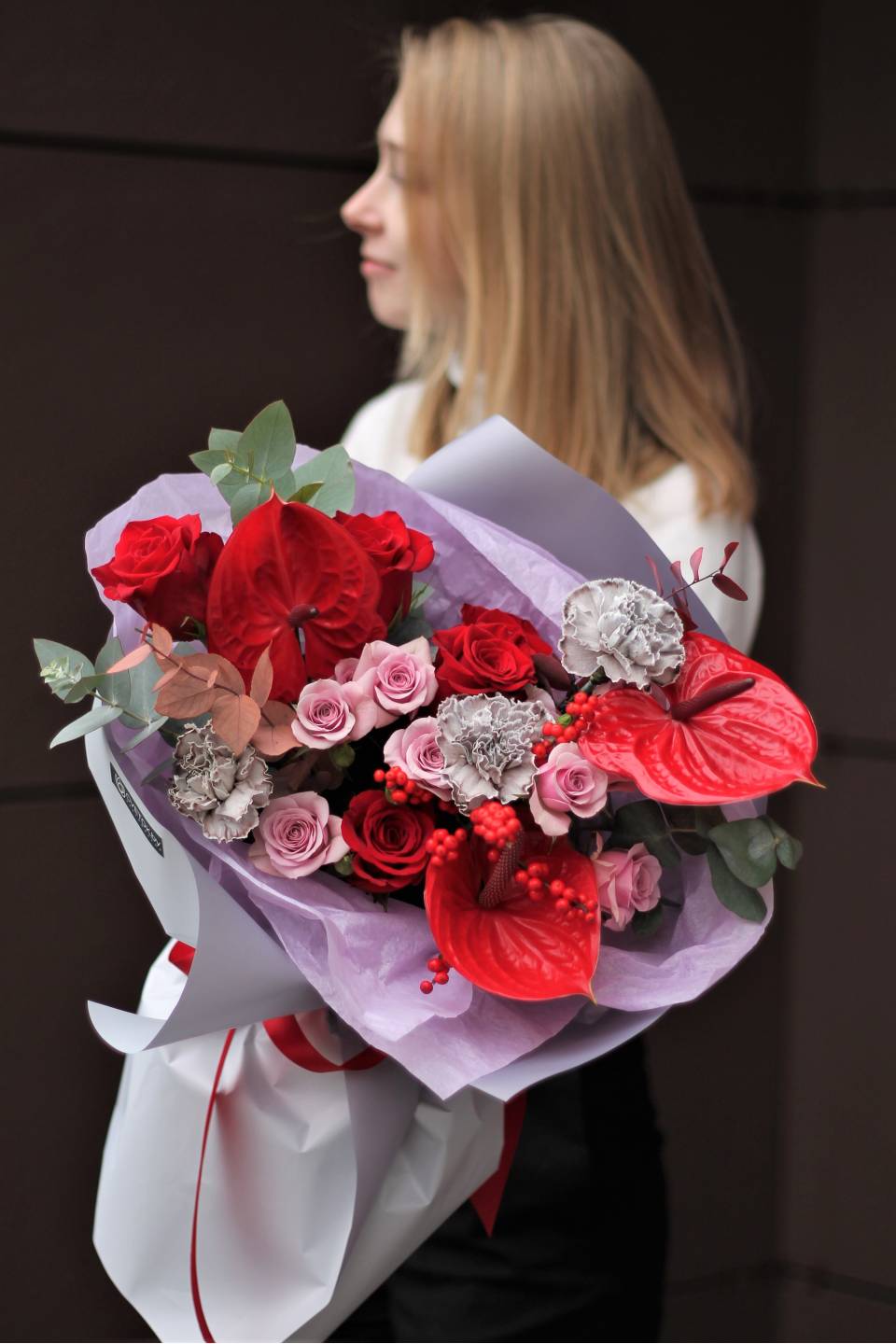 Букет Красный бархат