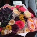 Букет Фруктовый десерт - с добавлением зелени - миниатюра 