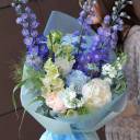 Букет Мари - с добавлением зелени - миниатюра 