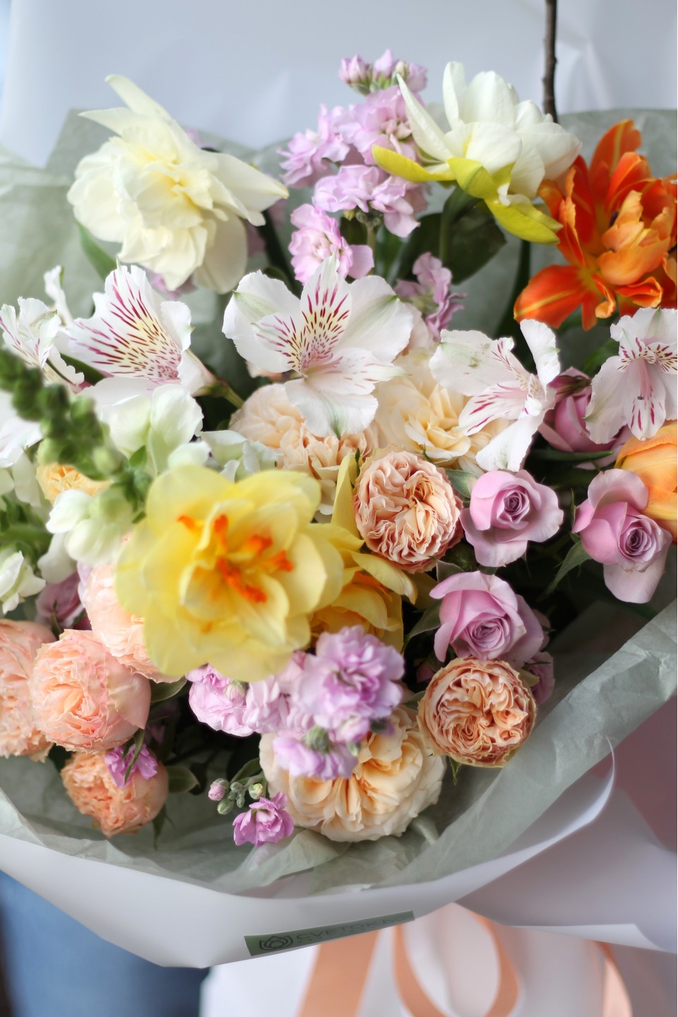 Букет Цитрин - подарочное оформление