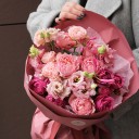 Букет Невада - с добавлением зелени - миниатюра 