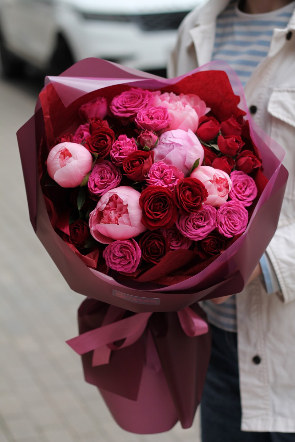 Букет Пурпур - быстрая доставка в Минске