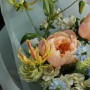 Букет Лазурный - подарочное оформление - миниатюра