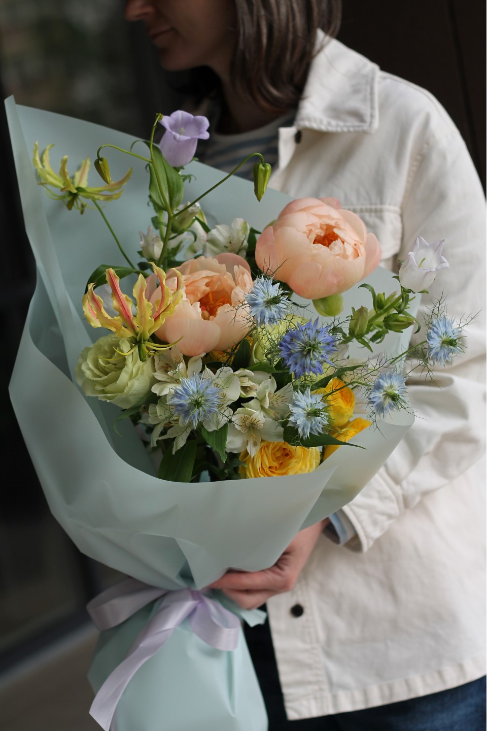 Букет Лазурный - с доставкой по Минску